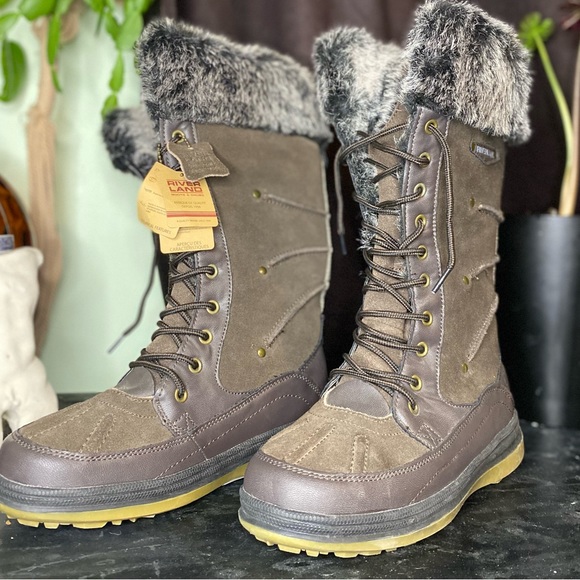 Riverland Boots|size 7|Waterproof|Leather upper|Superior insulated 3M brand| - Picture 8 of 10